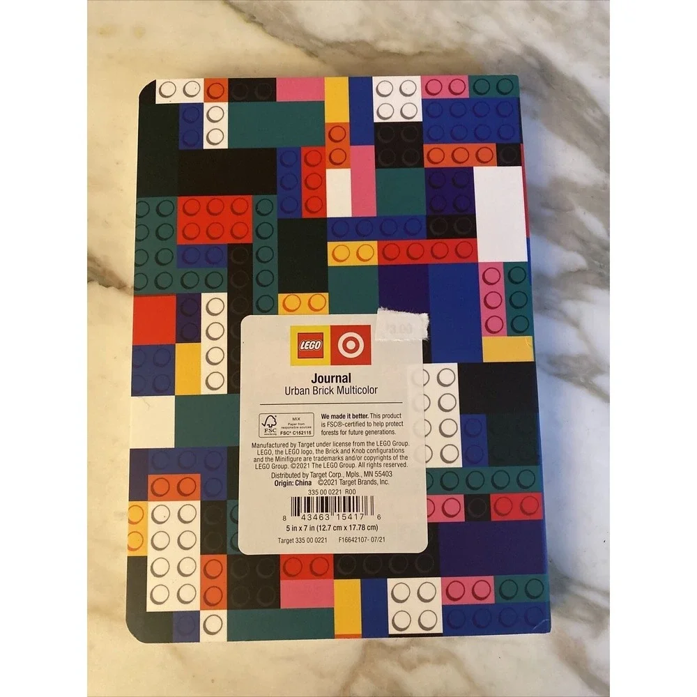 Lego Urban Brick Multicolor Journal 5